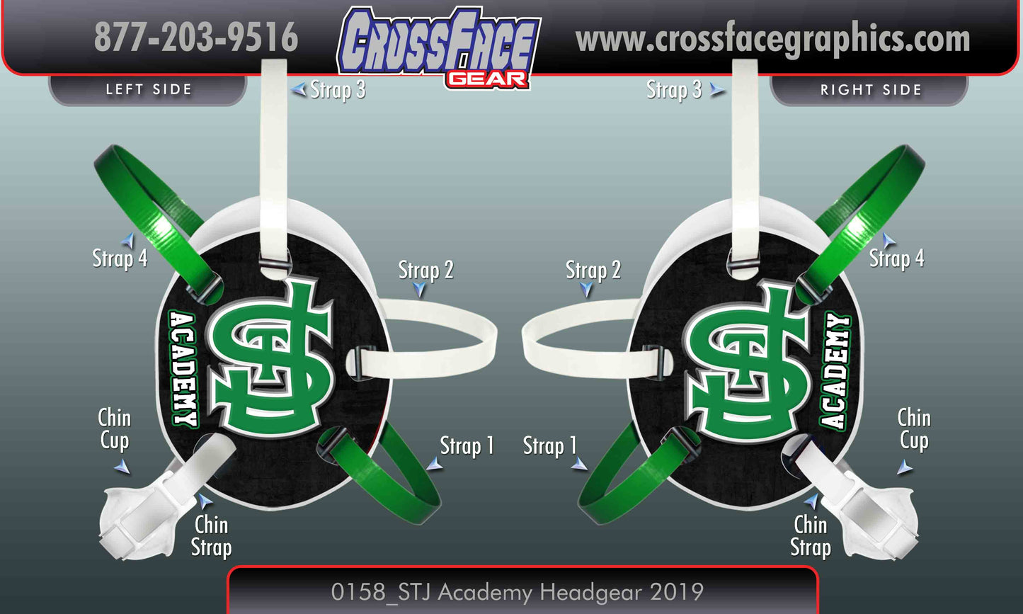 STJ Academy 2019 Custom Wrestling Headgear