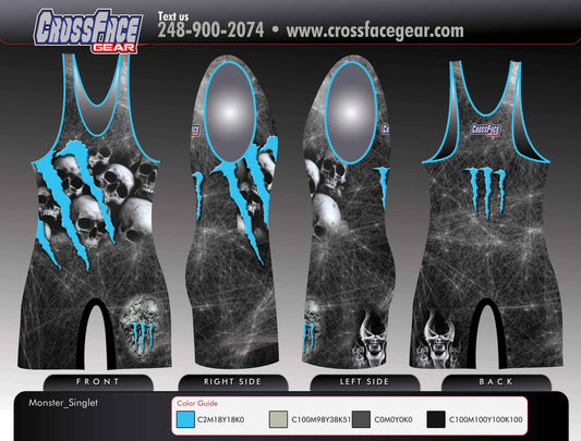Monster Full Sublimated Singlet