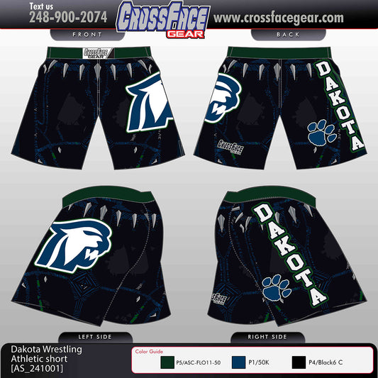 Dakota Wrestling Club Athletic Shorts 1