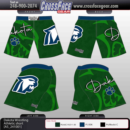 Dakota Wrestling Club Athletic Shorts 2