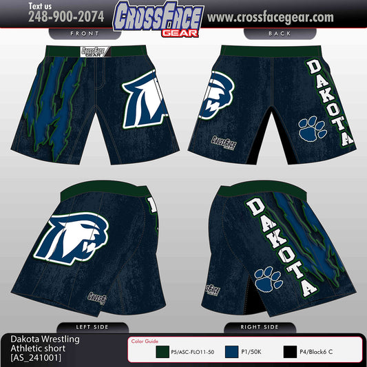 Dakota Wrestling Club Athletic Shorts 3