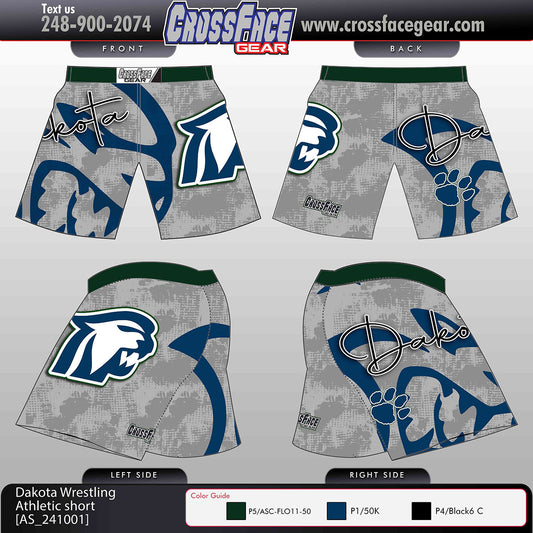 Dakota Wrestling Club Athletic Shorts 5