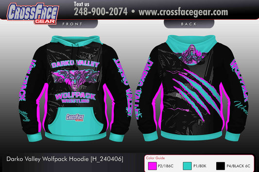 Darko Valley Wolfpack Full Sublimated Hoodie