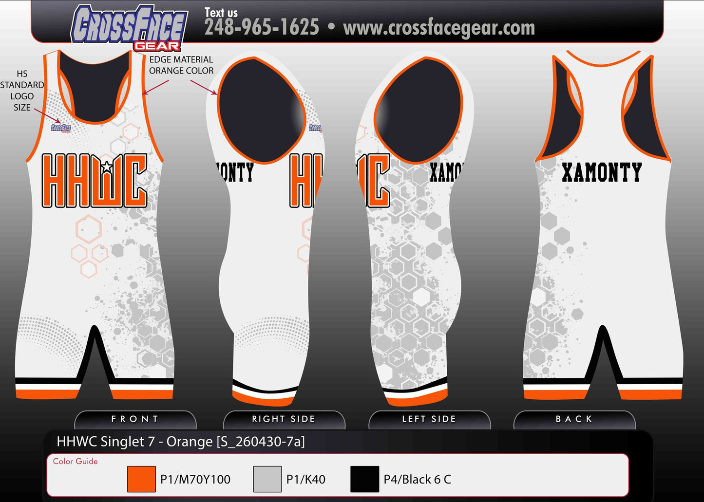 HHWC Full Sublimated Sporty Singlet (S_260430-7a)