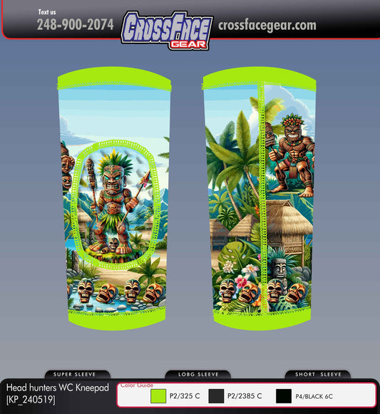 Headhunters Wrestling Club Custom Kneepads