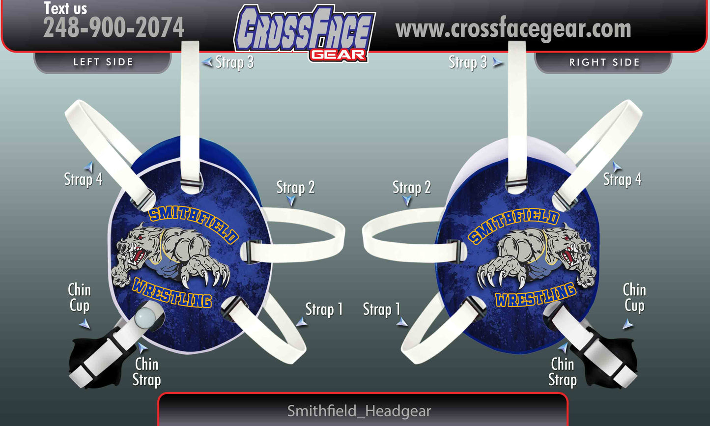 Smithfield Custom Wrestling Headgear
