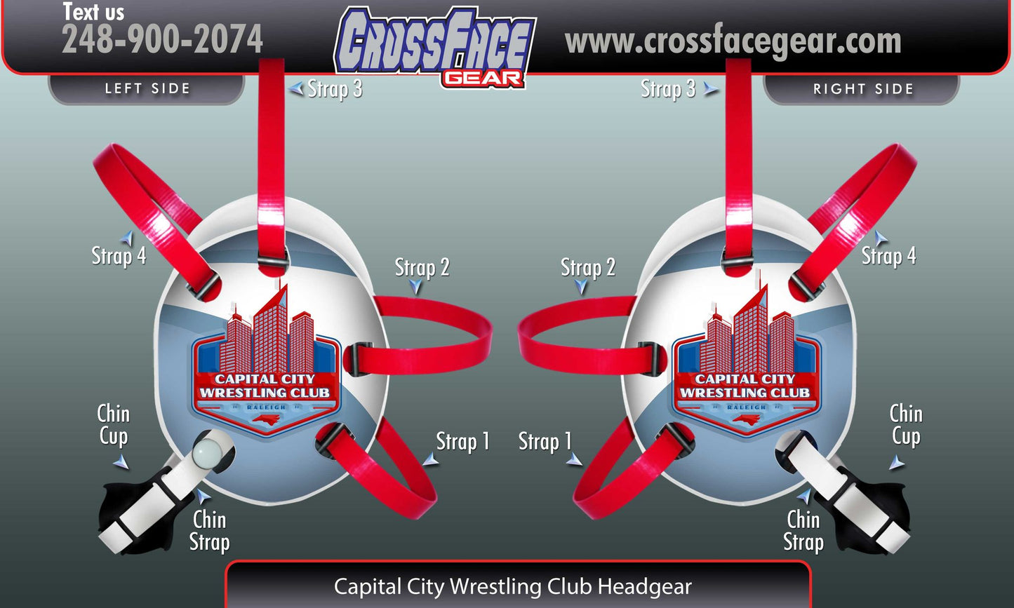Capital City Wrestling Club Custom Headgear