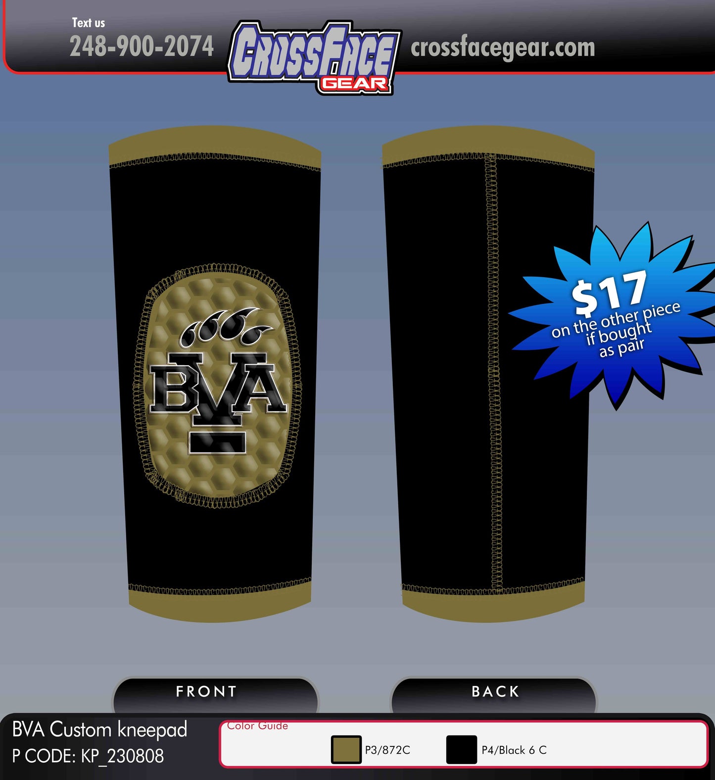 BVA Custom Kneepads