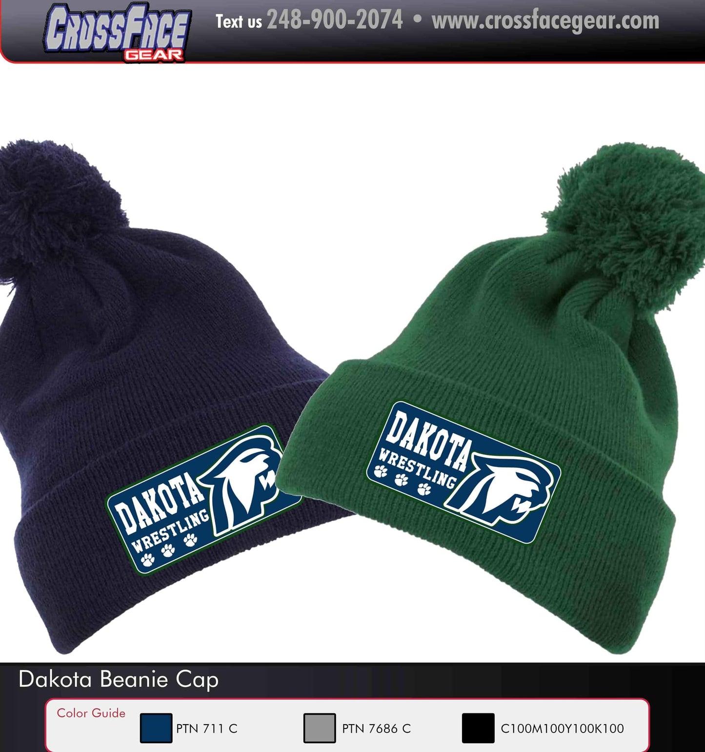 Dakota Wrestling Club Beanie Hat