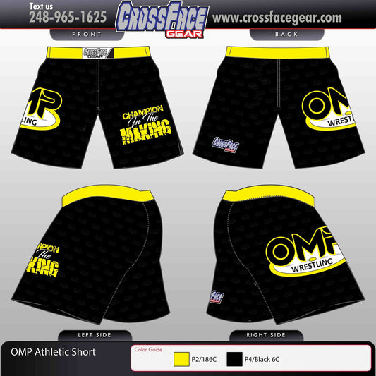 OMP Full Sublimated Athletic Shorts