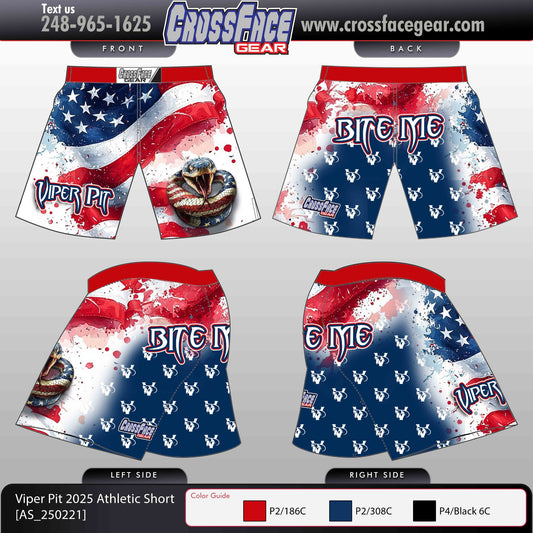 Viper Pit 2025 Full Sublimated Athletic Shorts