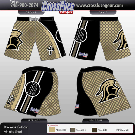 Paramus Catholic Wrestling Team Full Sublimated Athletic Shorts