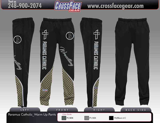 Paramus Catholic Wrestling Team Full Sublimated Warm Up Pants