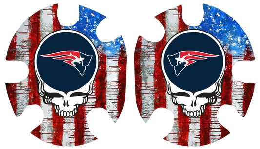 US SKull Headgear Decal