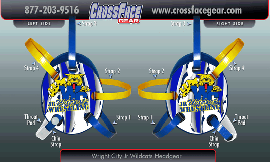 Wright City Jr Wildcats Custom Headgear