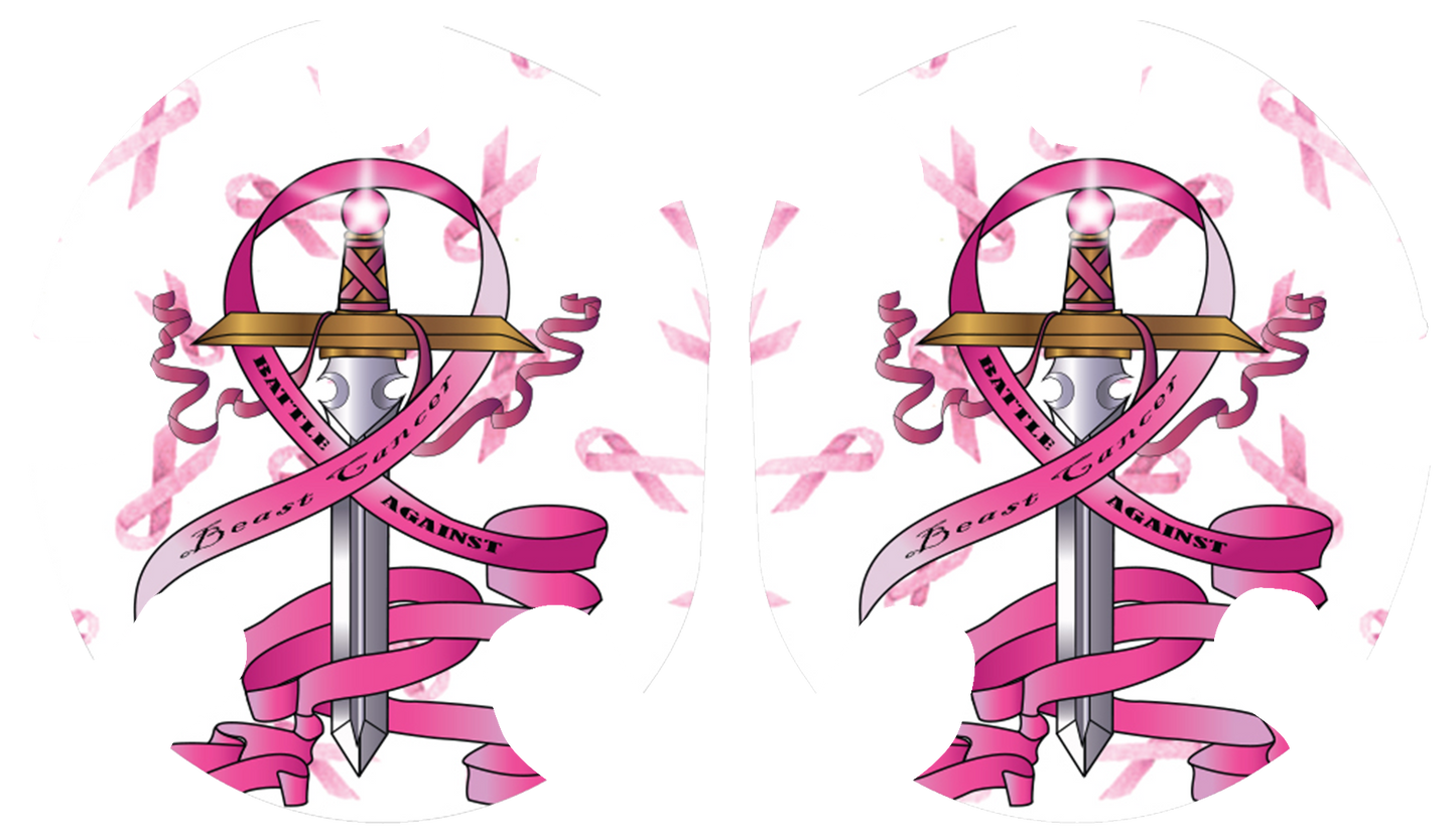 Battle Against Breast Cancer Headgear Decal