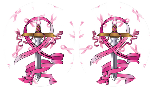Battle Against Breast Cancer Headgear Decal