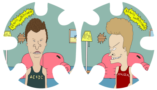 Beavis and Butthead 2 Headgear Decal