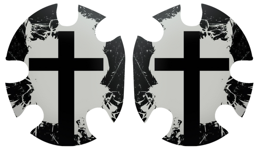 Black Cross Headgear Decal