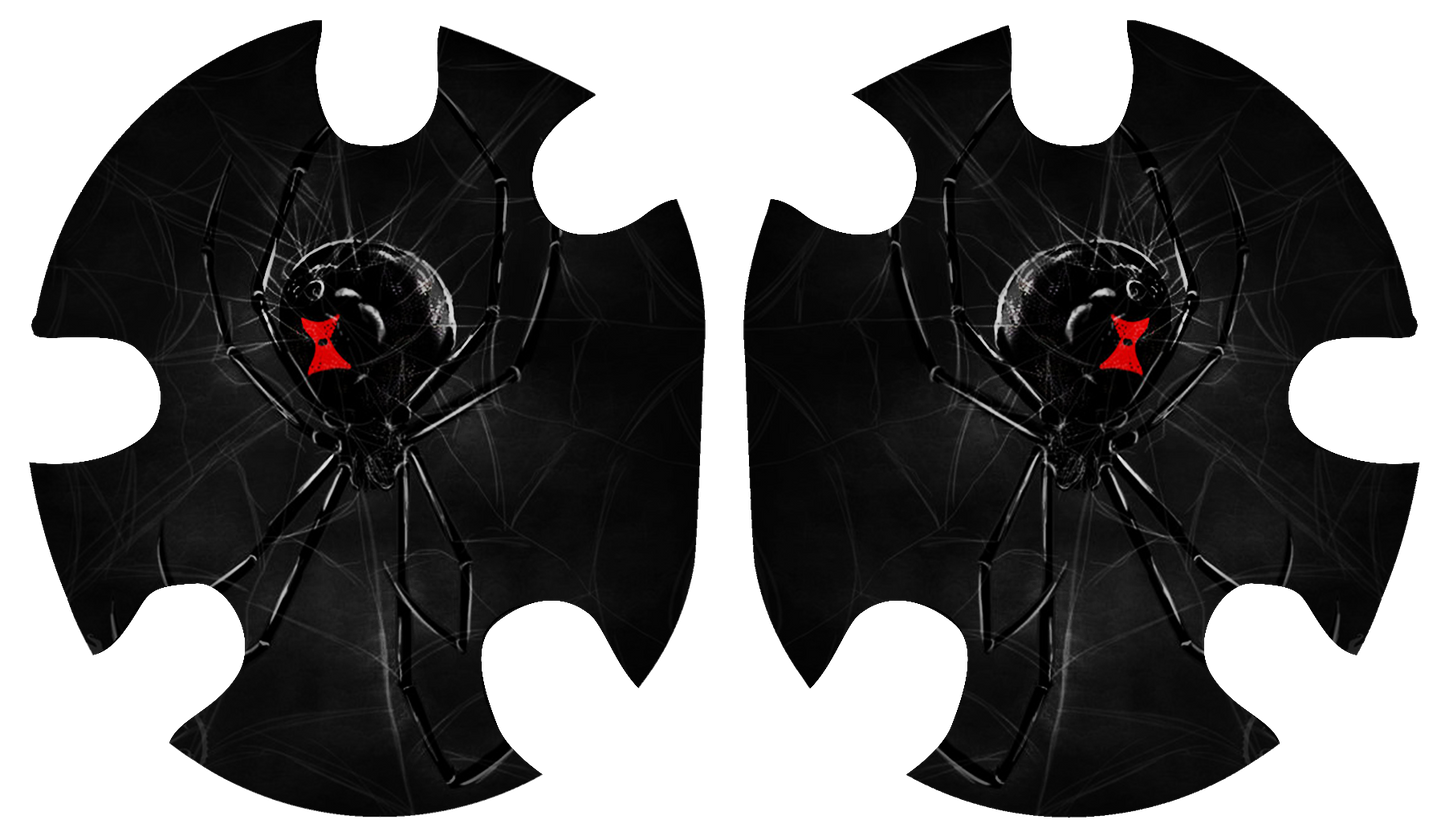 Black Widow Headgear Decal