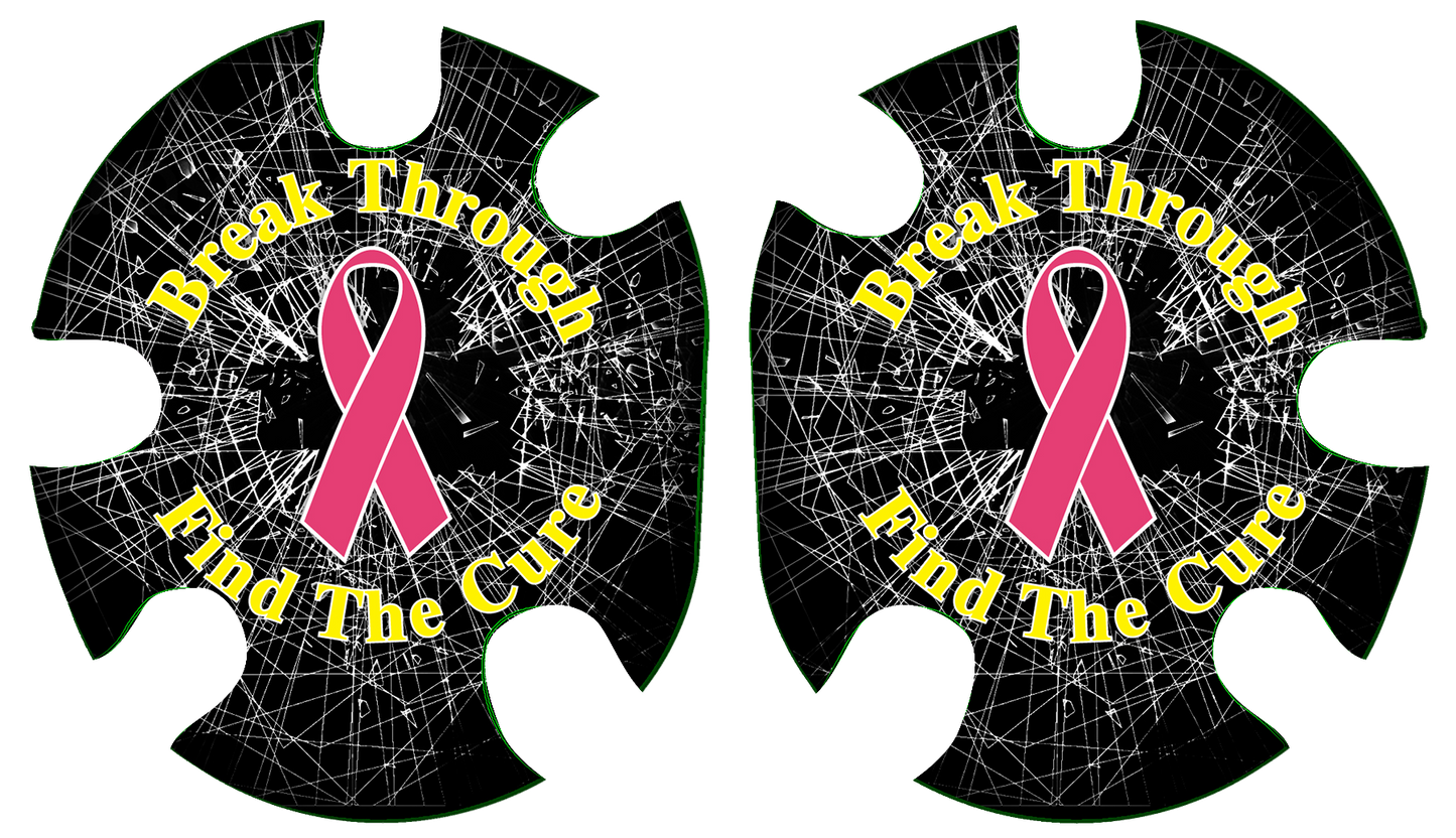 Break through Find the Cure Headgear Decal
