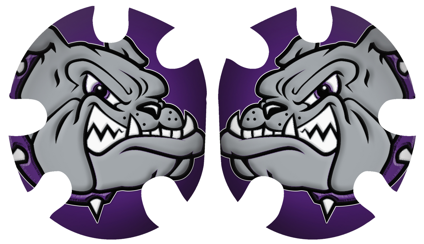 Bulldogs Headgear Decal