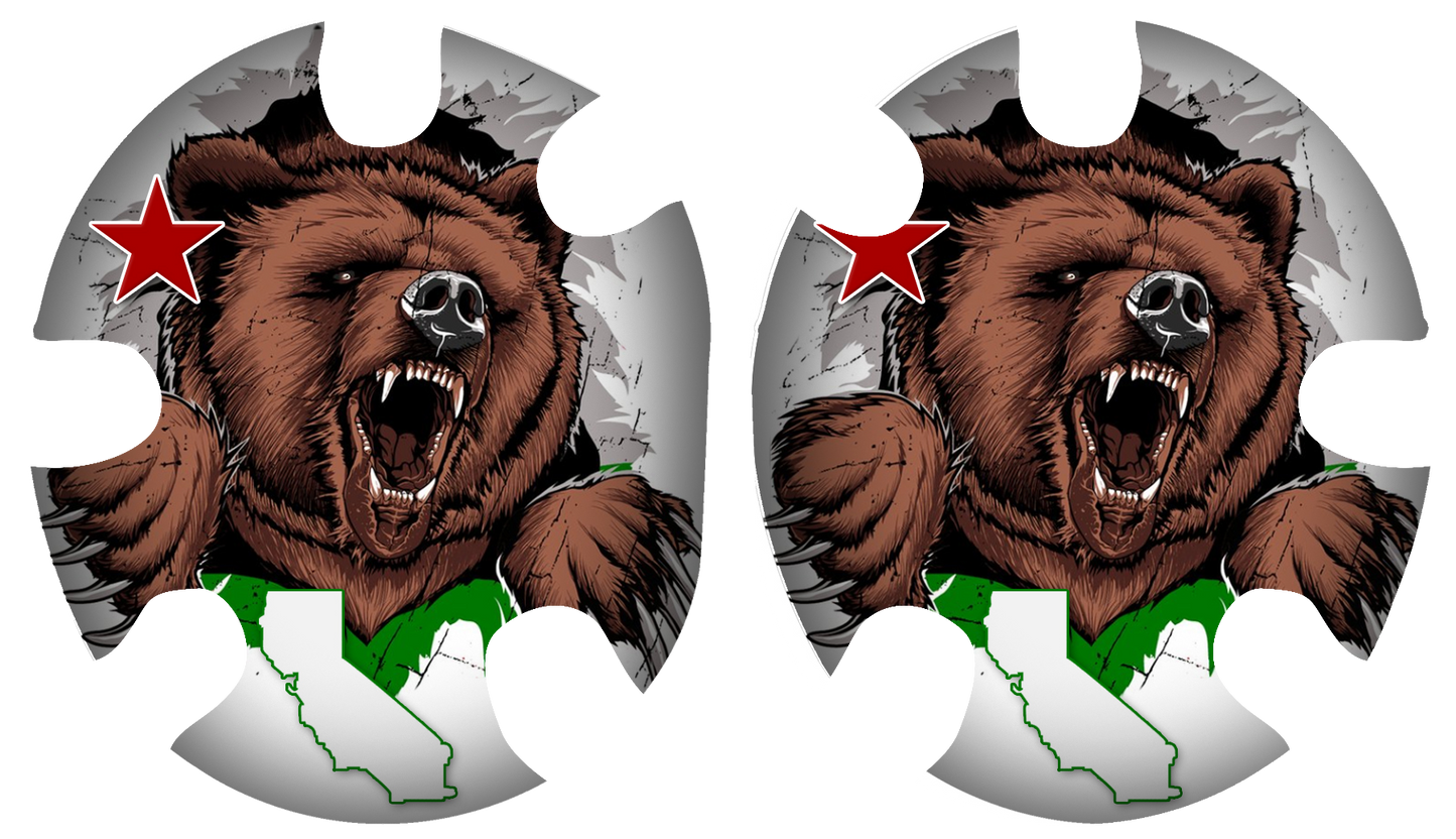 California Republic Headgear Decal