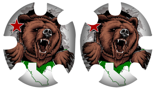 California Republic Headgear Decal