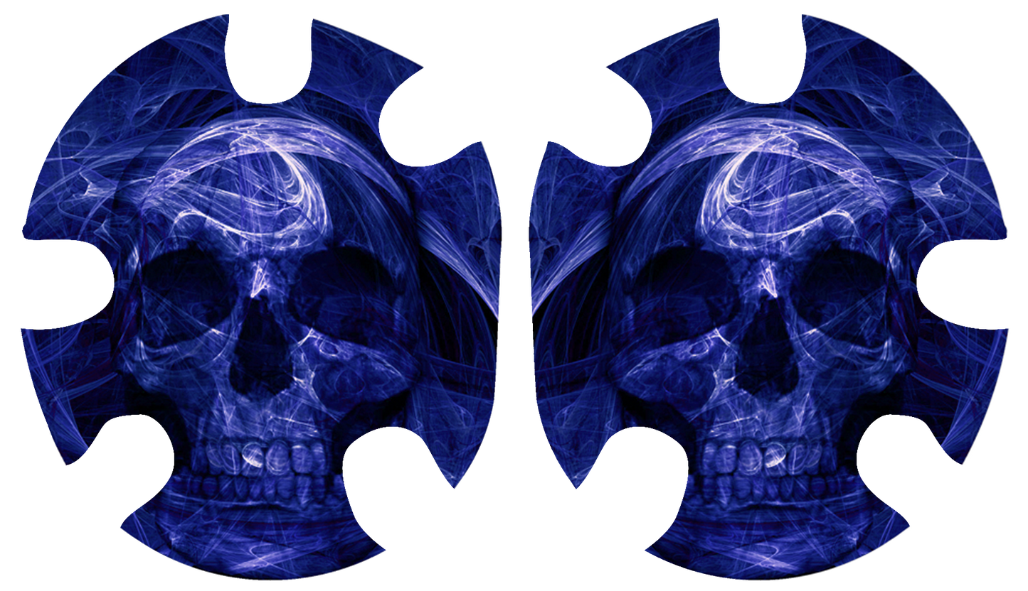Deathbringer BLUE Headgear Decal