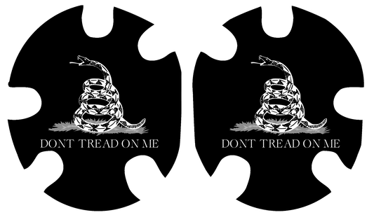 Dont Tread On Me BLACK Headgear Decal