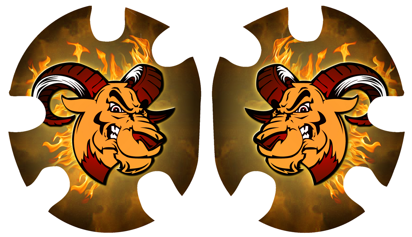 Firey Bahamut Headgear Decal