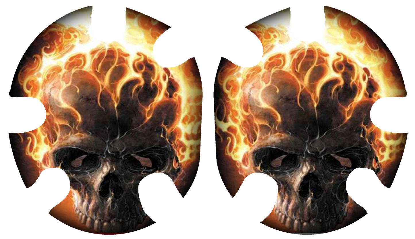 Ghost Rider Headgear Decal