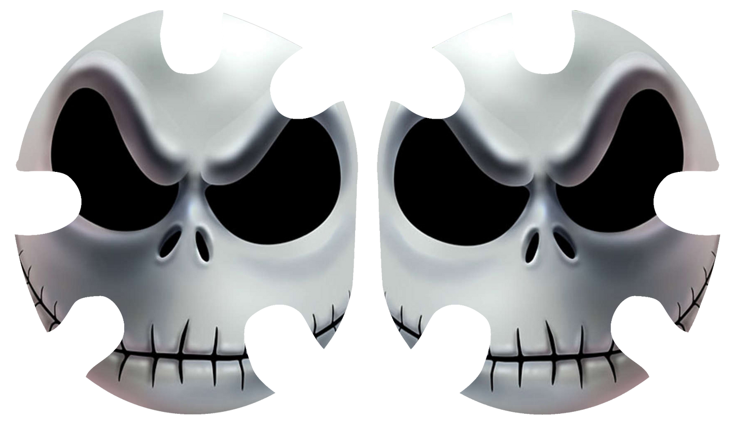 Jack Skellington Headgear Decal