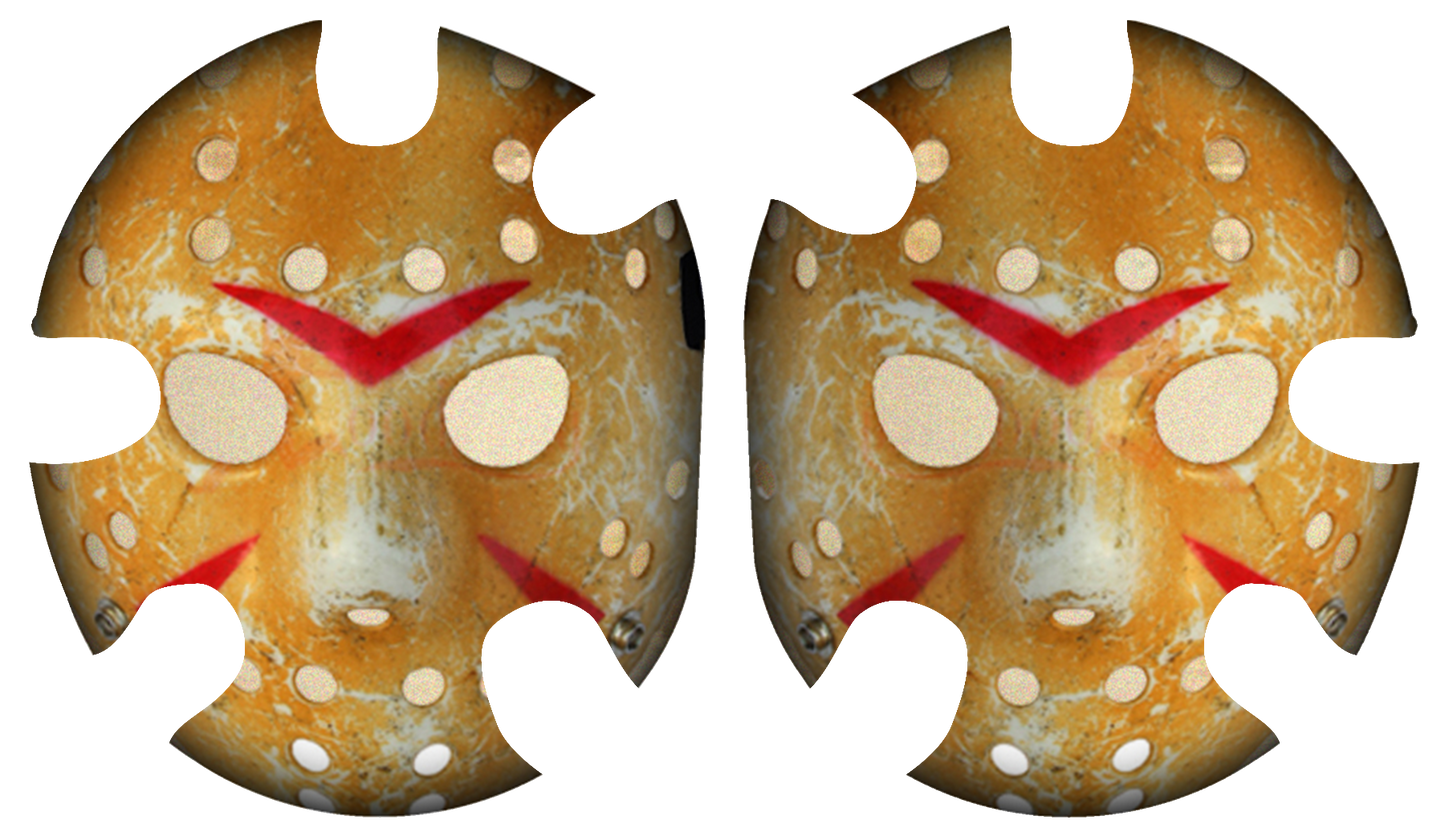 Jason Mask Headgear Decal