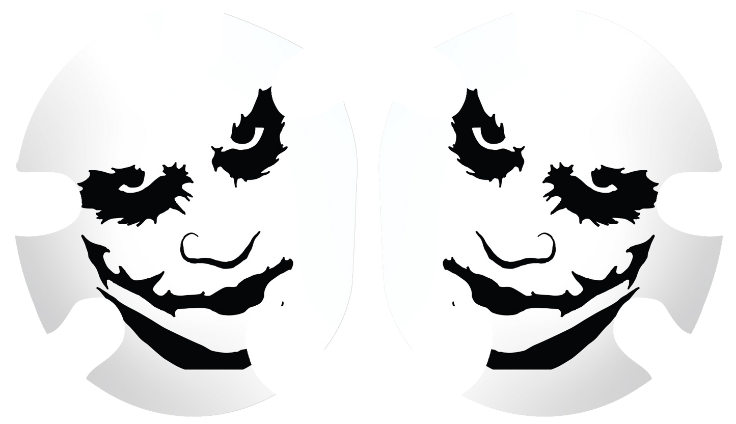 Joker Outlined Headgear Decal