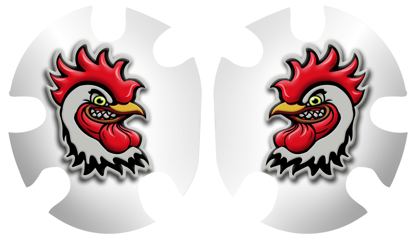 Mad Chicken Headgear Decal