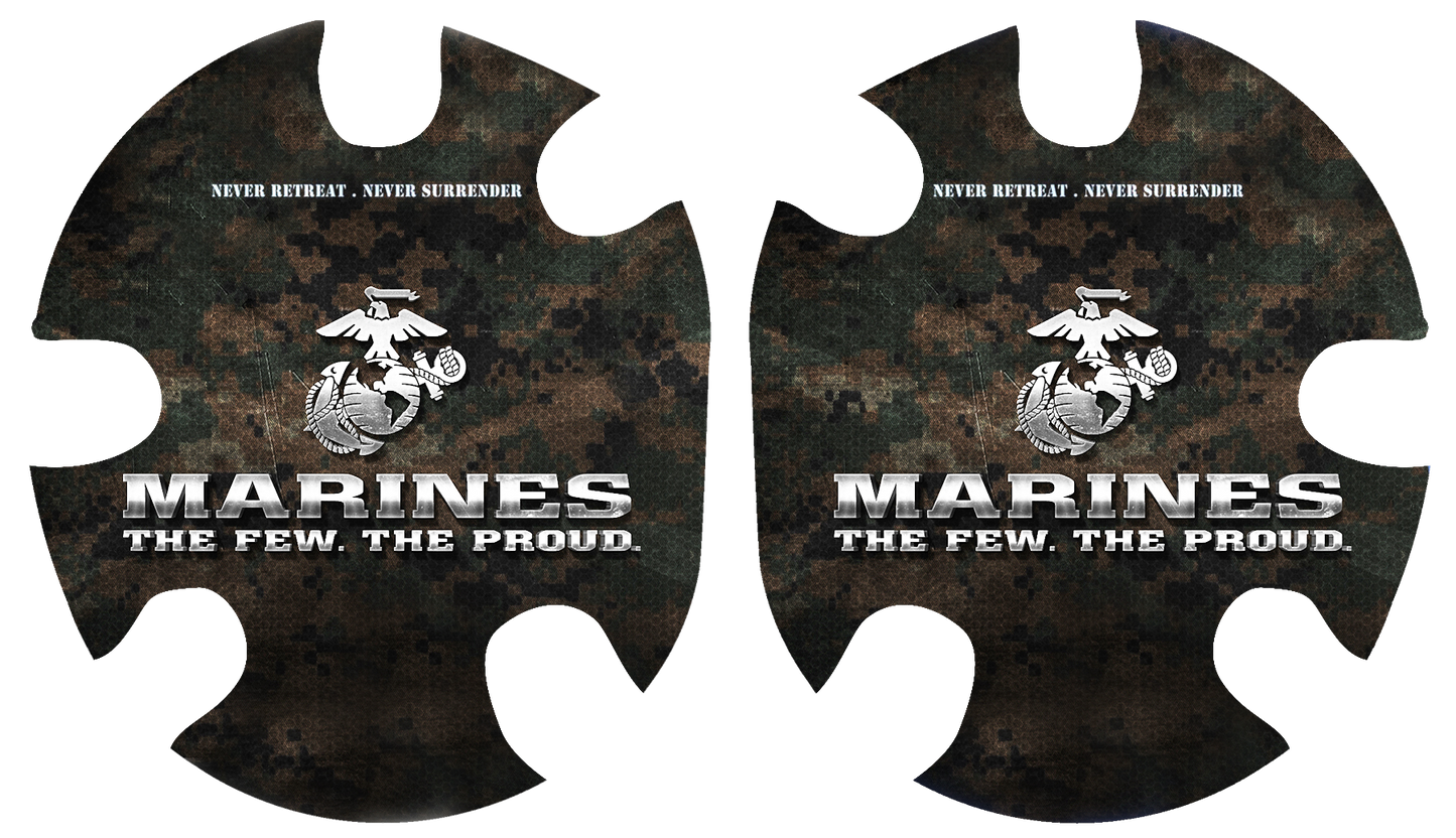 Marines The Few The Proud Headgear Decal