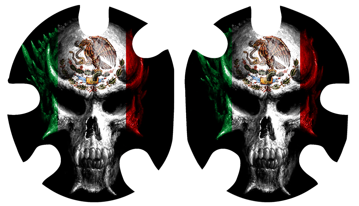 Mexican Skull Headgear Decal