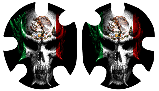 Mexican Skull Headgear Decal
