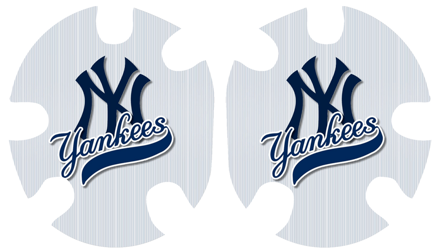New York Yankees WHITE Headgear Decal