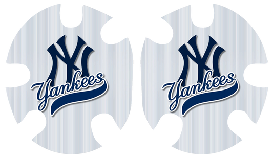 New York Yankees WHITE Headgear Decal