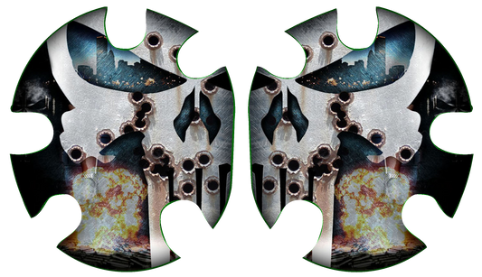 Punisher RUSTY Headgear Decal