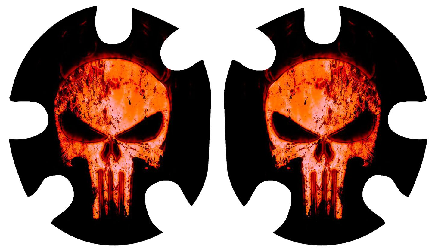 Punisher Headgear Decal