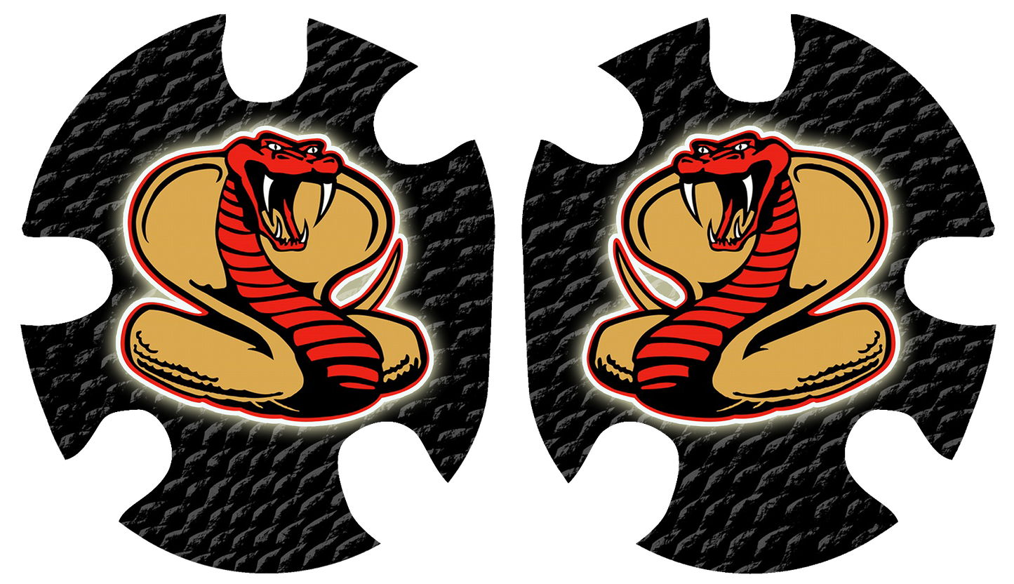 Red Cobra Headgear Decal