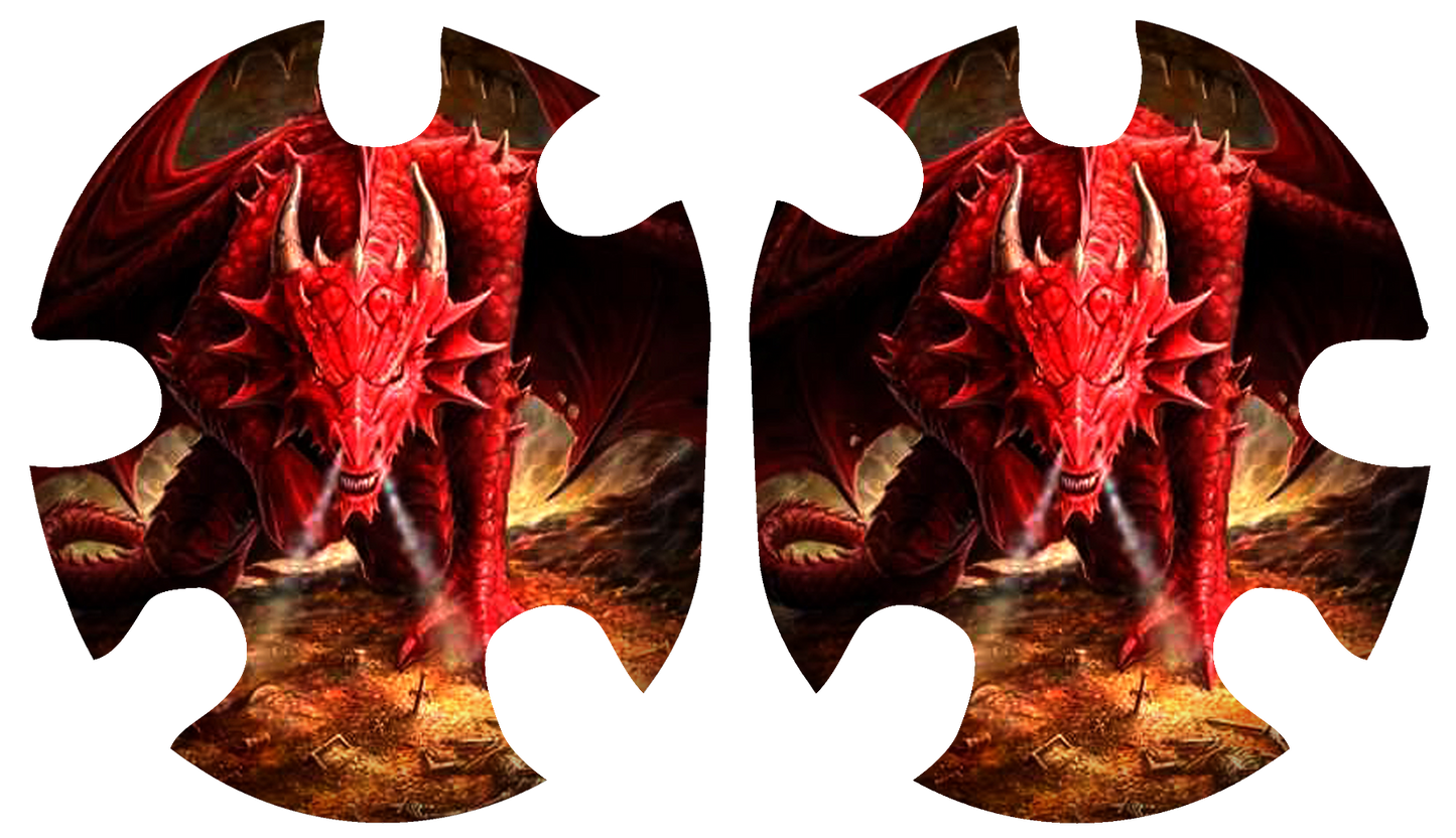 Red Dragon Headgear Decal