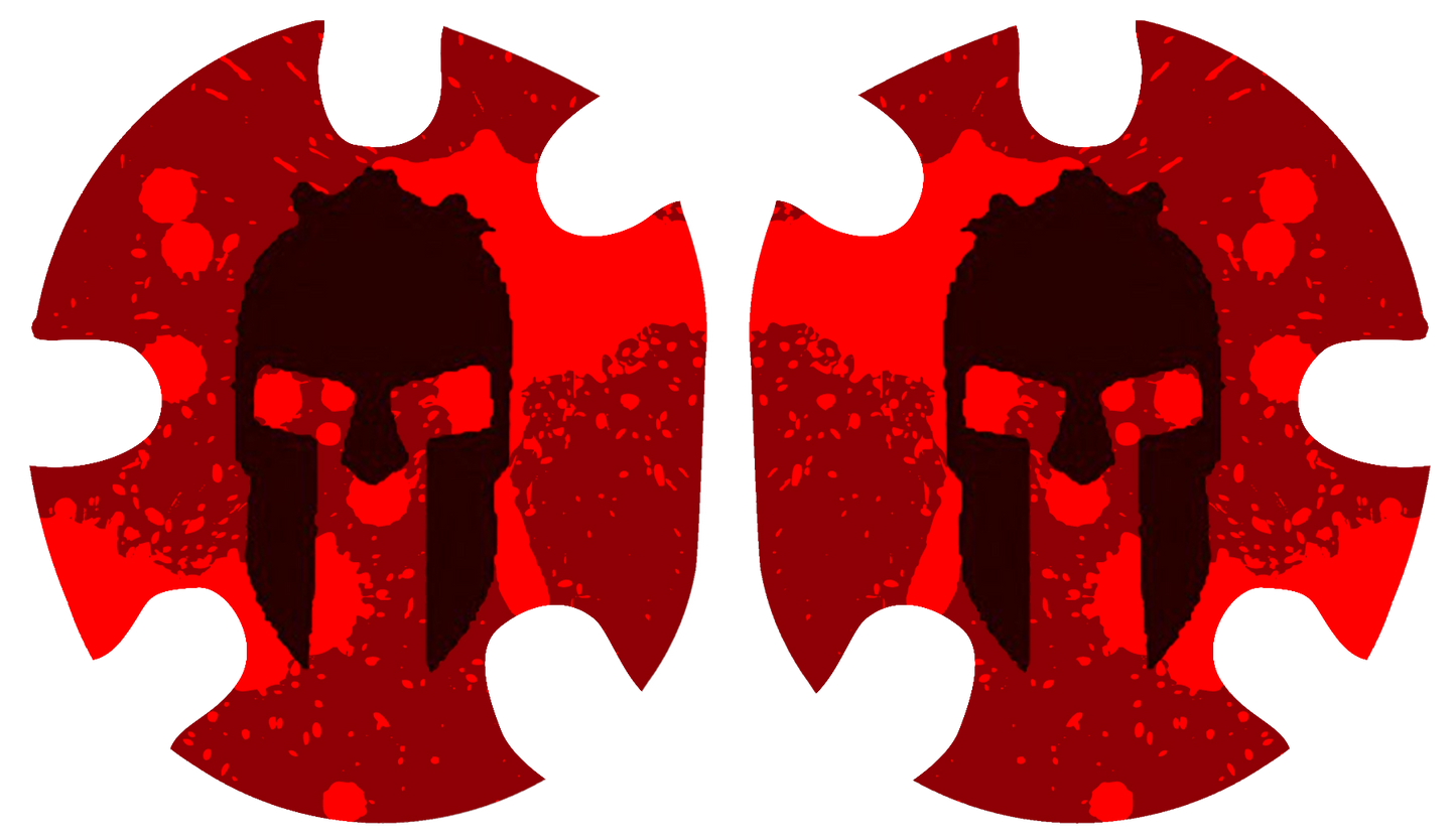 Sparta Headgear Decal