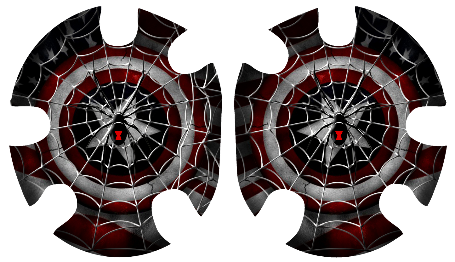 Spiderman x Captain America Headgear Decal