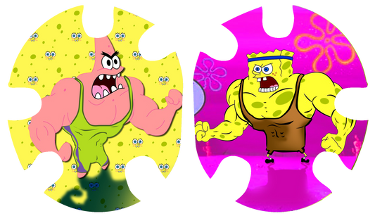 Spongebob x Patrick Headgear Decal