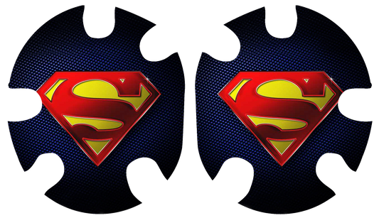 Superman BLUE Headgear Decal