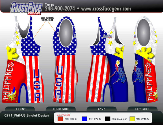 Philippines- US Full Sublimated Singlet